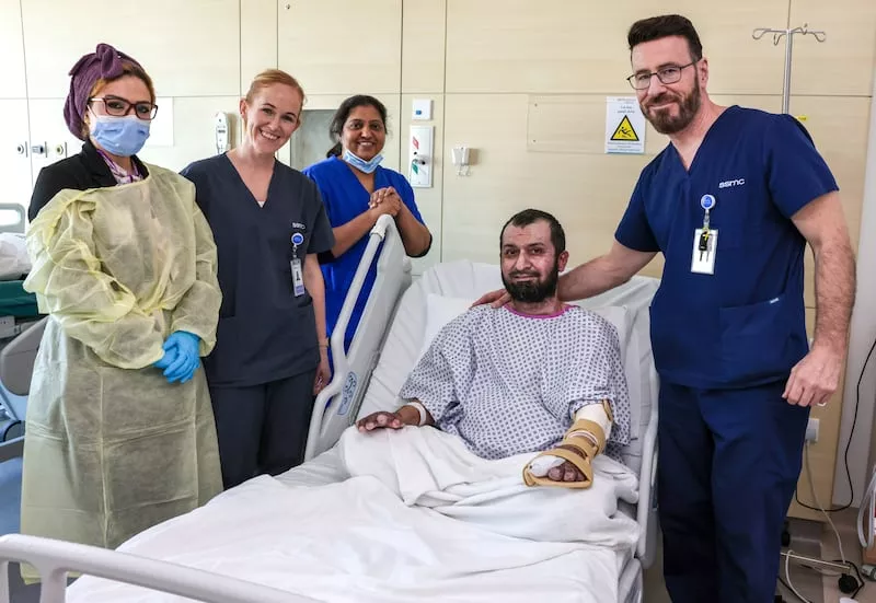 Pakistani workers severely injured in Ajman factory fire set to return home Pakistani workers severely injured in Ajman factory fire set to return home